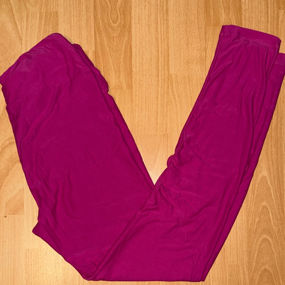 LuLaRoe Hot Pink Leggings